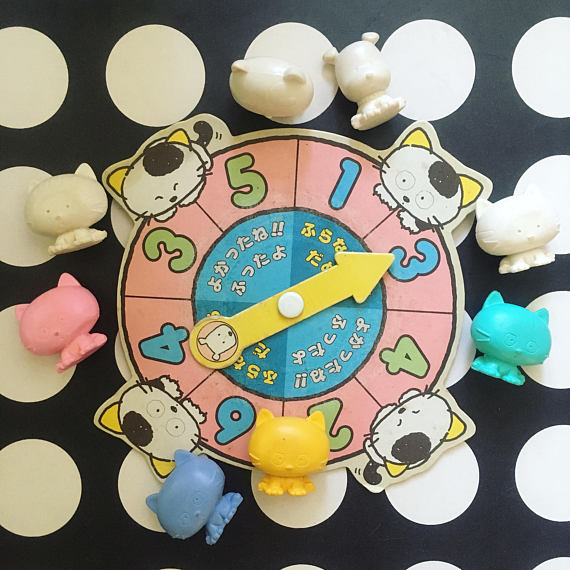 Tama & Friends clock game :: Toys-of-the-eighties